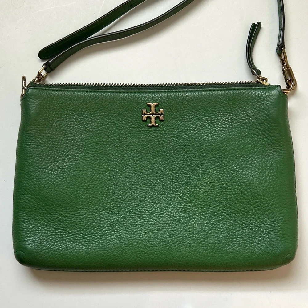 Tory Burch Vibrant Green Crossbody Bag - Picture 3 of 14